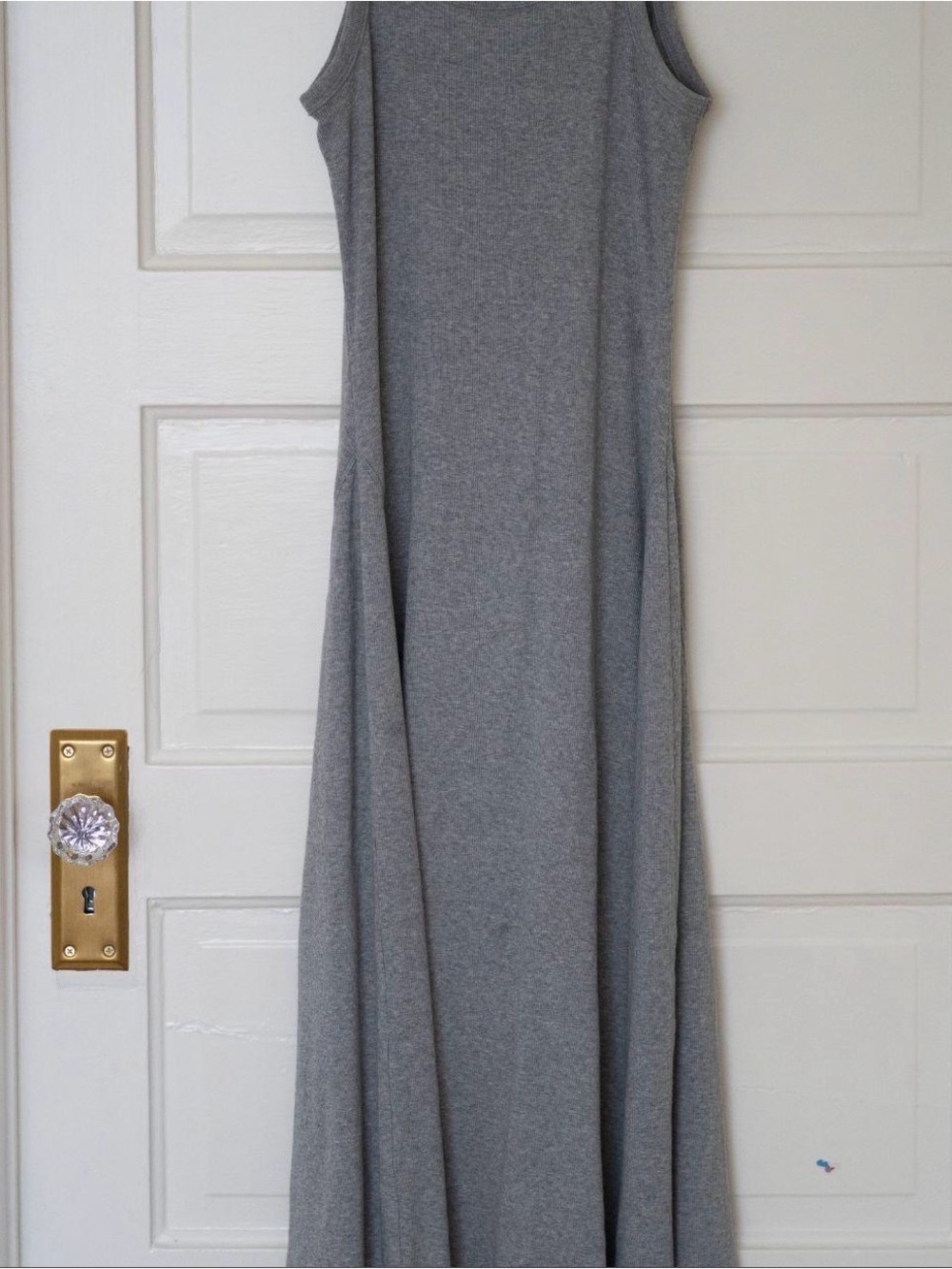 Universal Thread Heather Gray Sleeveless Maxi Dress